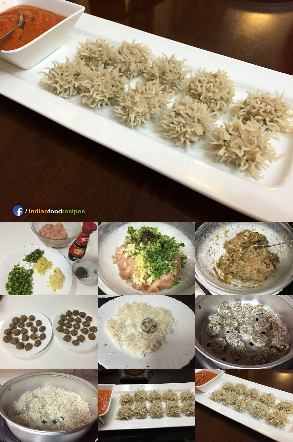 Chicken Flower Dumplings recipe step by step