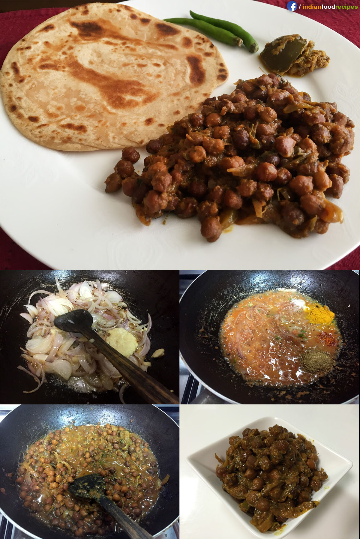 Kala Chana Masala recipe step by step