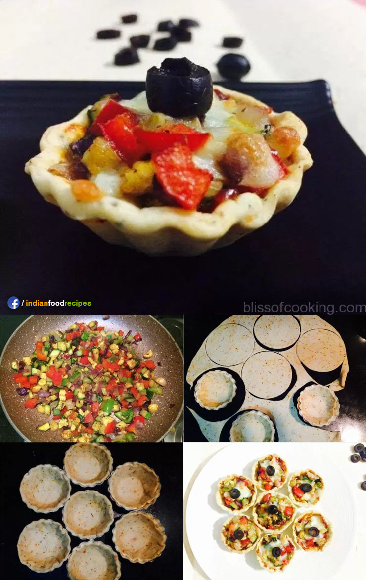 Pizza Tartlets recipe step by step